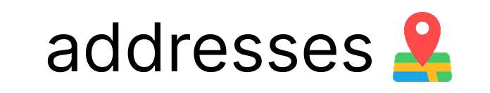 addresses